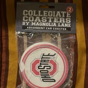 College coasters absorbent call coaster by magnolia Lane Ohio State